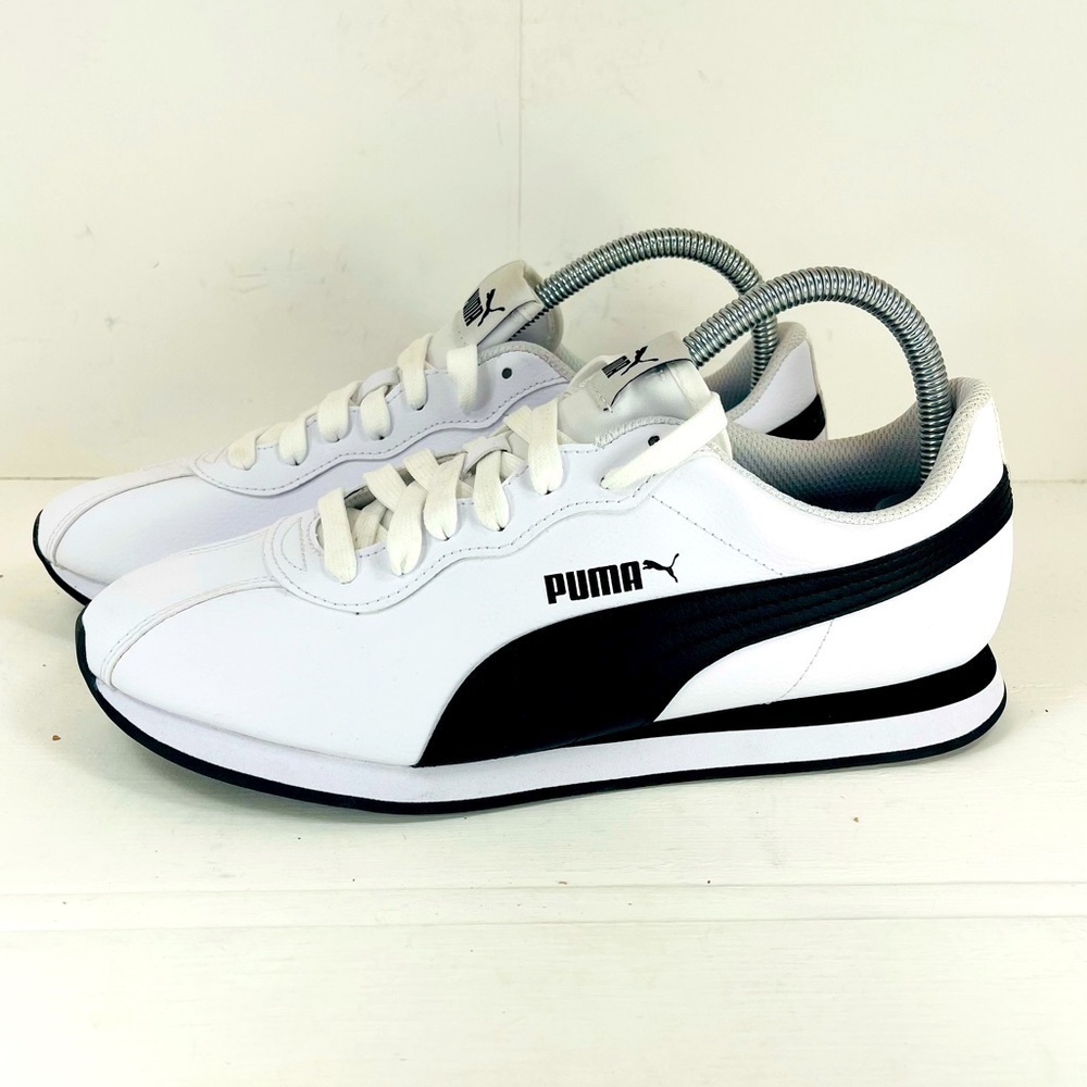 Puma Turin II 2 White Black Men Shoe Size 10 EU 41 Women